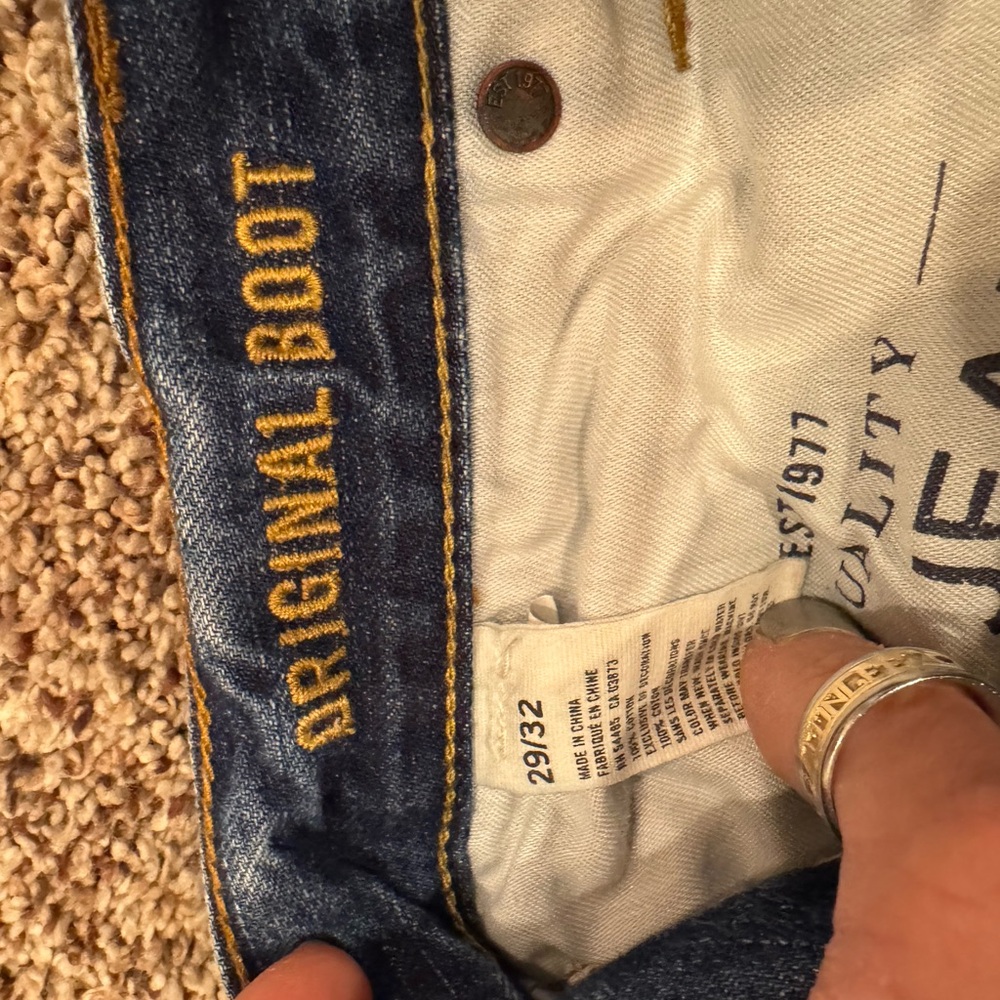 American Eagle Outfitters Dark Blue Bootcut Jeans